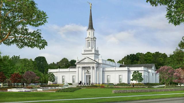 Hartford Connecticut temple rendering