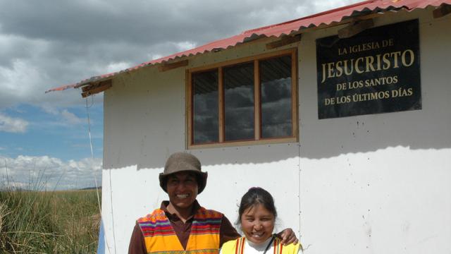 Lake Titicaca Couple