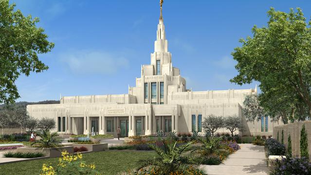 Phoenix Arizona Temple rendering