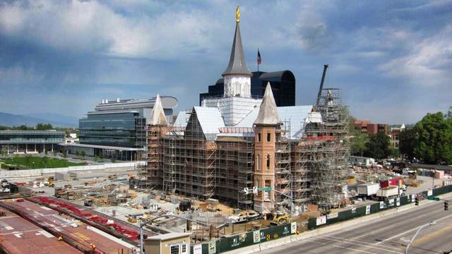 Provo City Center Temple Construction Outside 1