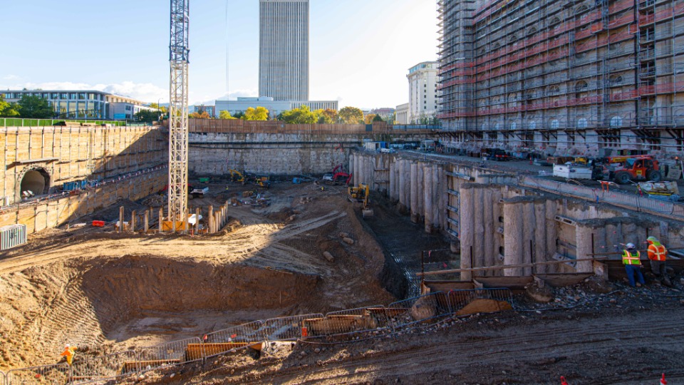 Temple Square Renovation October 2021