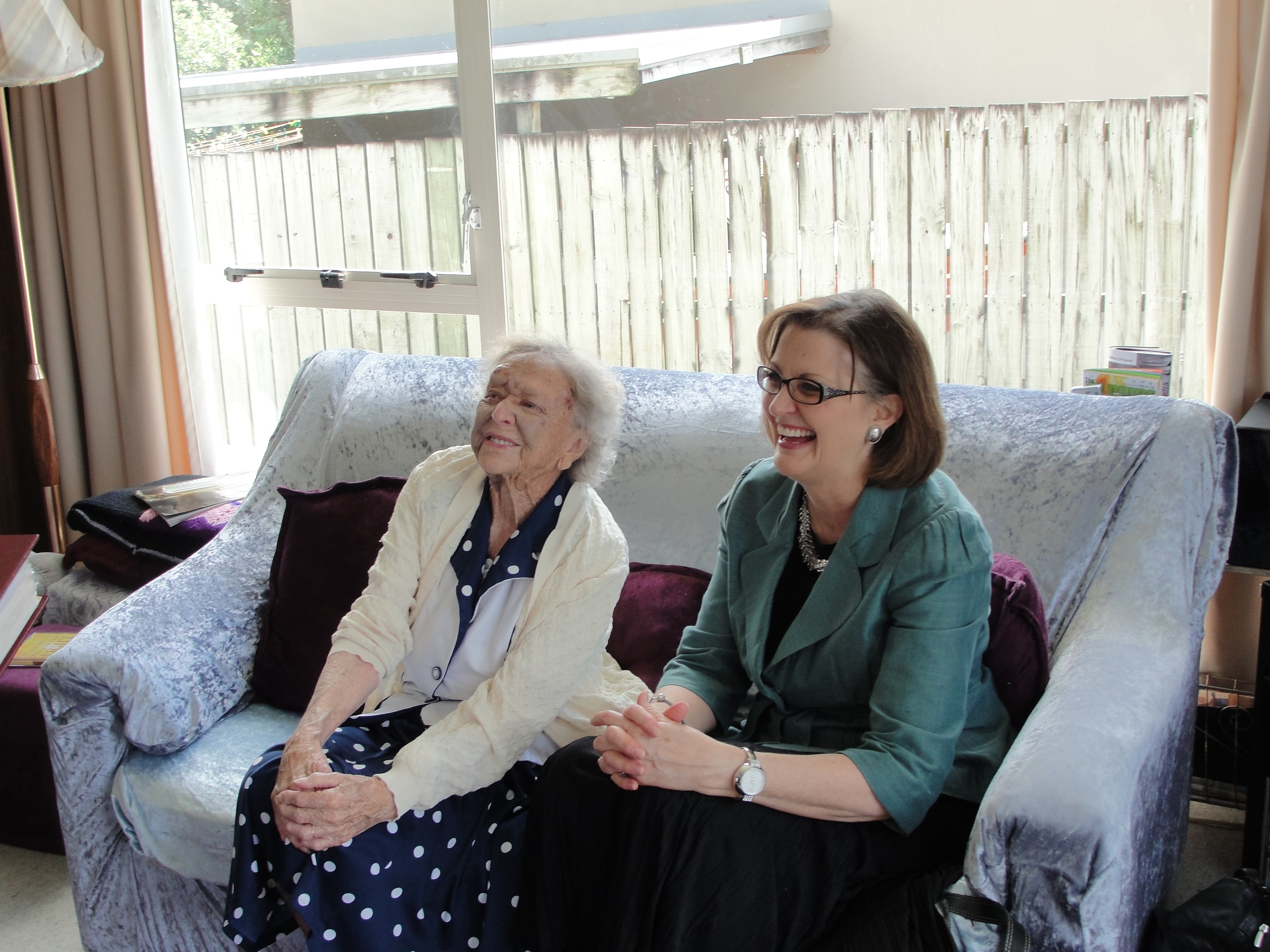 Sister Burton 100 yr woman