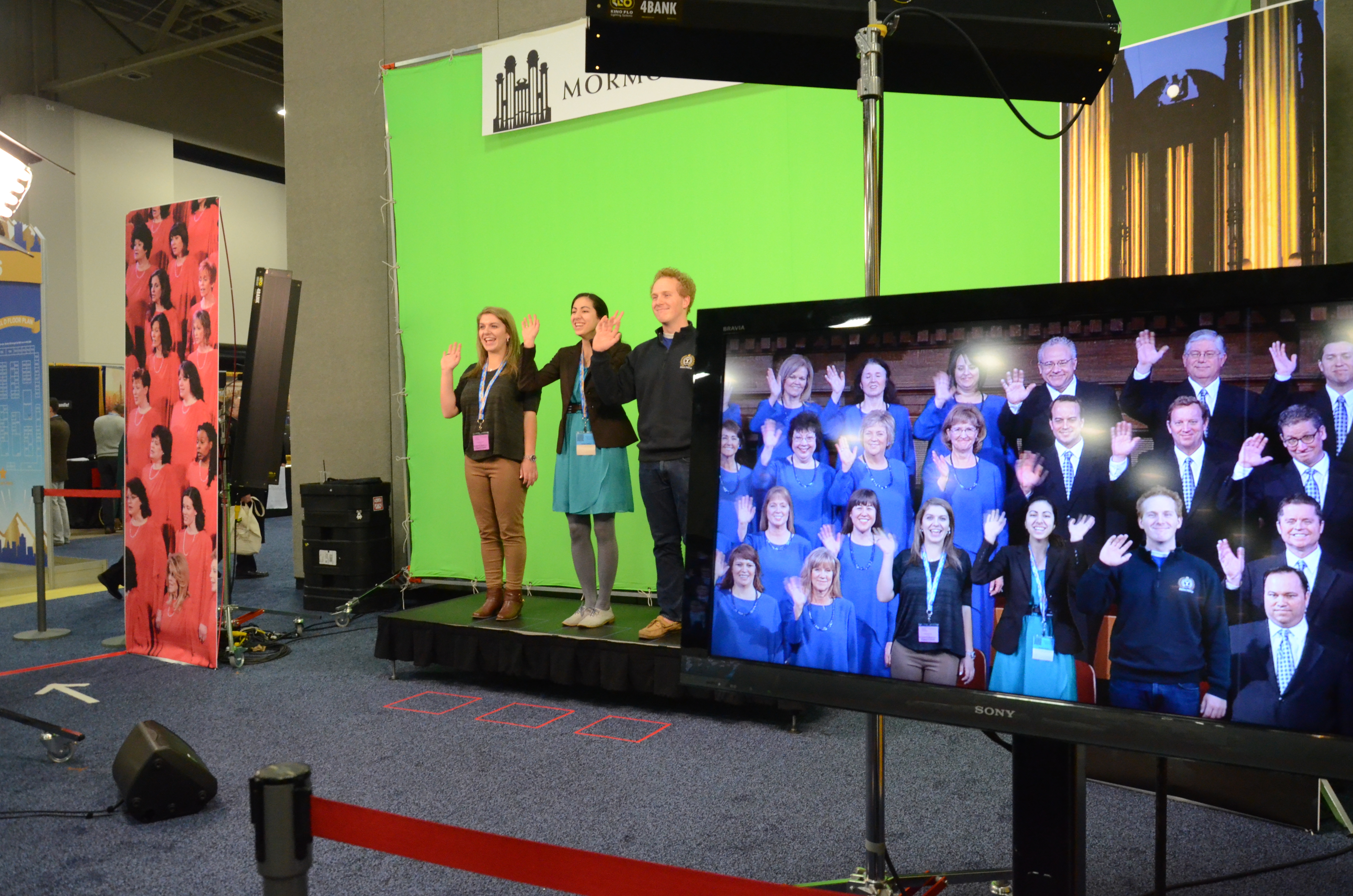choir green screen